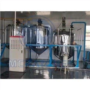 Ēdamas kvalitātes vienkārša jēlnaftas rafinēšana